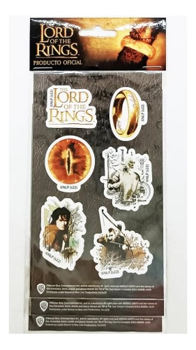 Pack Stickers The Lord Of The Rings Licencia Oficial Warner
