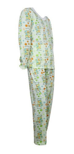 Pijama Completa De Niña 2 Piezas Manga Larga Creciones Boby