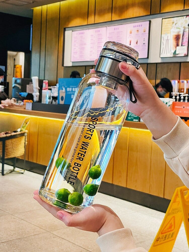 Botella De Agua De Vidrio De 2 Litros, Vasos De Gran Capacid