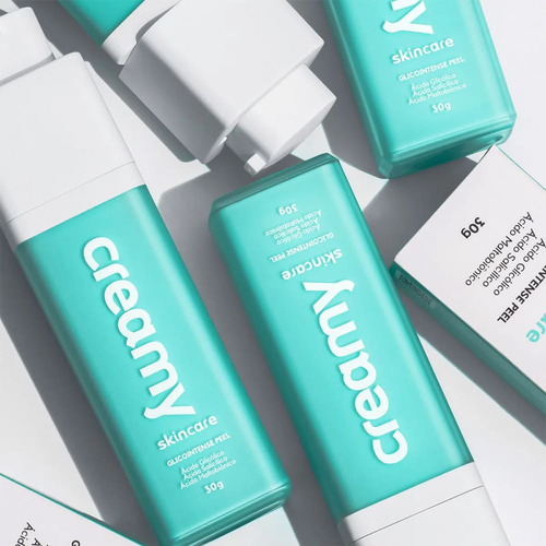 Kit Creamy Skincare Glicointense Peel E Ácido Mandélico