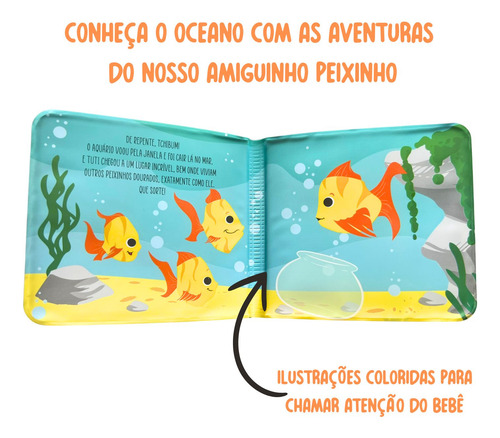 Livro Estrela Da Coleção Amiguinhos Do Mar - Livro De Banho Com Capa Em Formato Recorte, Editora Todolivro
