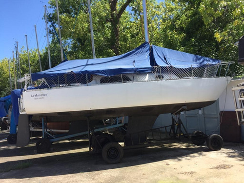 Velero 25 Pies C/trailer De Varadero