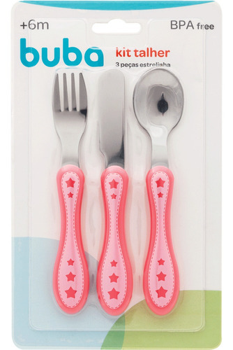 Imagem 2 de 4 de Talher Infantil Colher Garfo Faca Inox Introdução Alimentar