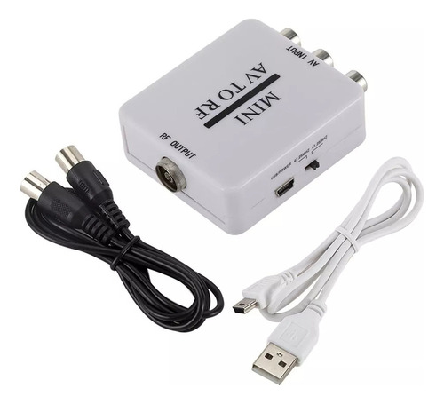 T Conversor A/v Para Rf Composto Rca//modulador Rf