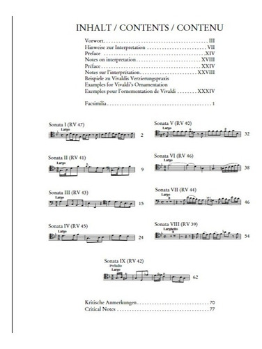 A. Vivaldi: Sonatas For Violoncello And Basso Continuo.