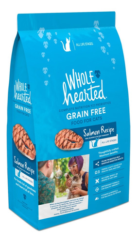 Whole Hearted- Croquetas Gato Salmón Grain Free 5.4 Kg