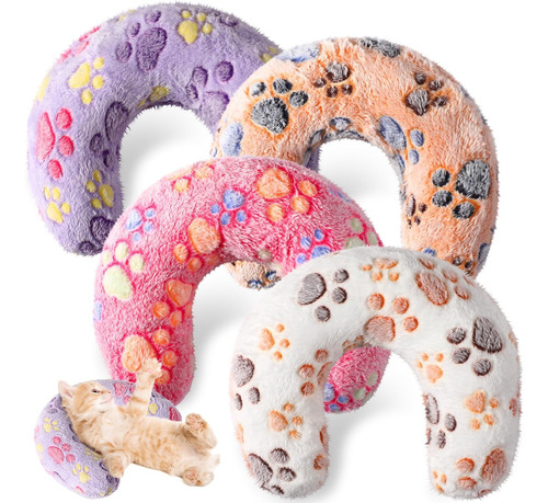 Almohadas Suaves Para Mascotas 4 Unidades, Juguete Calmante