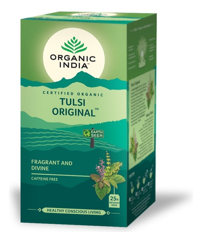 Te Tulsi Organico Original Organic India 25 Bolsitas