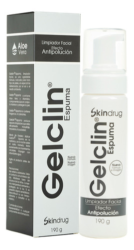 Limpiador Facial Gelclin Espuma 190gr Skindrug