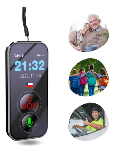 Boton De Panico Inalambrico 4g Gsm Y Voz Alarma Personal Sos