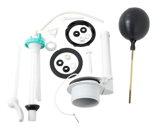 Set P/baño Herraje Eurotec 3puLG Pal Bca Torn Plast Va Akron