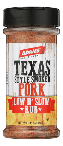 Adams Seasoning Rubs Texas Style Smoked Low & Slow Gourmet R