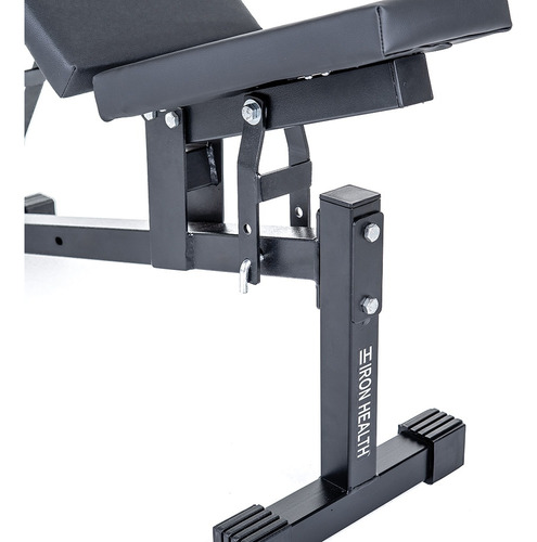 Banco Musculação Regulavel Reclinavel (s) 120cm Iron Health Cor Preto