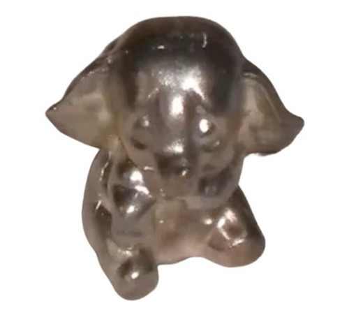 Elefante Prata Alemã  2,5 Cm. Alt. Amuleto Sorte  ..