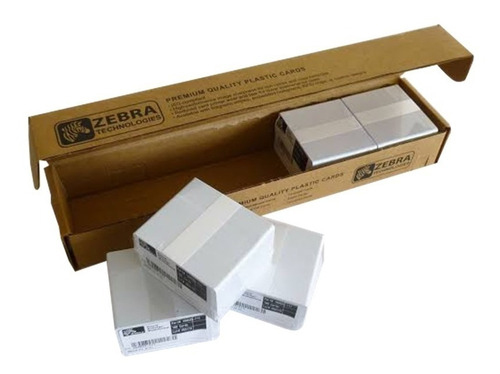 Imagen 3 de 6 de 100 Tarjetas De Pvc Zebra Originales Para Credenciales