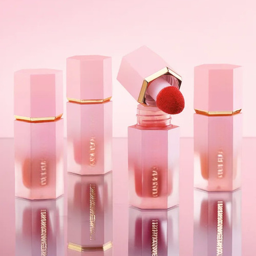 Set Rubor Iluminador Y Contorno En Crema Mousse Con Esponja