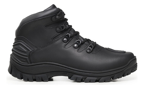 Coturno Militar Bota Cano Curto Couro Legítimo Schiareli 990