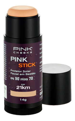 Pink Stick Fps90 Protetor Solar Com Cor 21km 14g Pink Cheeks