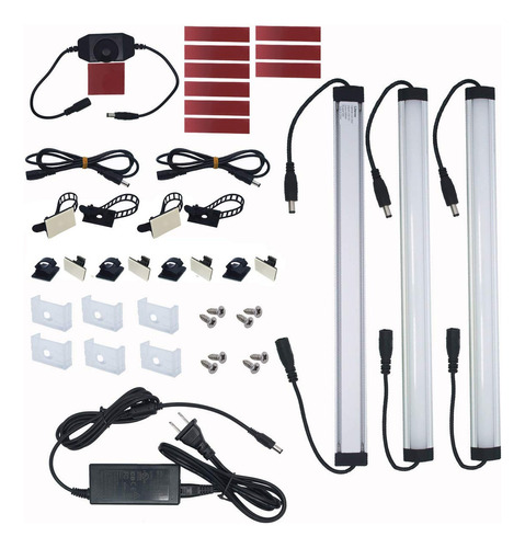 Luces Led Litever Bajo Cl&oacute;set, Ll-008-3p, 20.00watts,