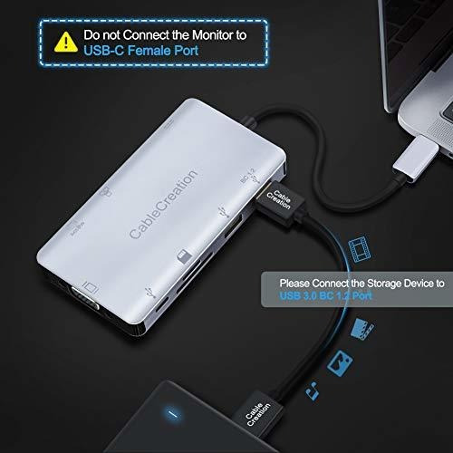 Hub Usb Adaptador Multipuerto Tipo Para Thunderbolt 3 2