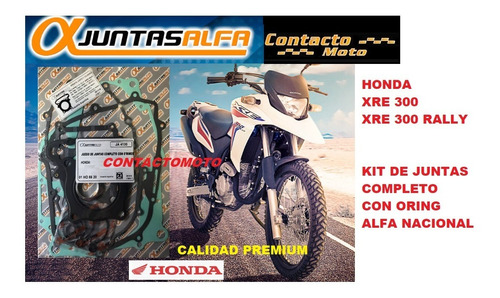  Juntas Kit Completo Xre300   Con Oring Alfa Nacional