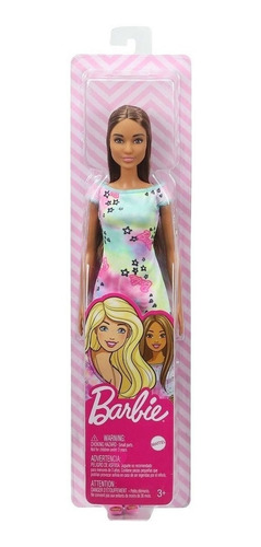 Imagem 4 de 5 de Boneca Barbie Basica Vestido Verde Tie-dye Ms