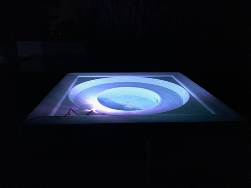 Lampara Led Color Alberca Globrite 12v 15w 30ft C/nicho 2pz