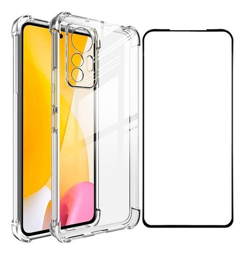 Capa Anti Impacto Xiaomi Mi 12 Lite + Película Vidro 3d 9d
