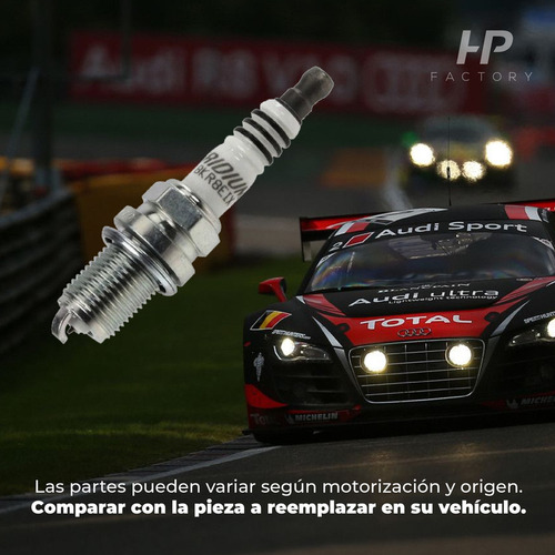 Imagen 2 de 11 de Bujía Iridium Grado 8 Bkr8eix Ngk X 4 Unidades