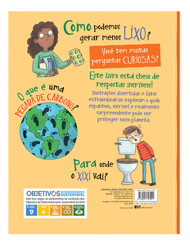 Perguntas E Respostas Curiosas Sobre...: Como Salvar O Planeta Terra, De Camila De La Bedoyere. Editorial Girassol, Capa Mole, Edição 1 Em Português, 2024