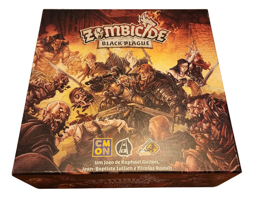 Jogo Zombicide Black Plague Já Com Os Inserts De Organização