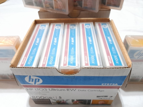 Hp Lto3 Ultrium Rw, Cartuchos De Datos 800g, C7973a Nuevo