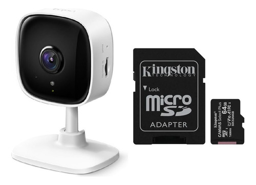 Imagen 1 de 6 de Camara Tp-link Tapo C100 + Memoria Kingston Microsd 64gb