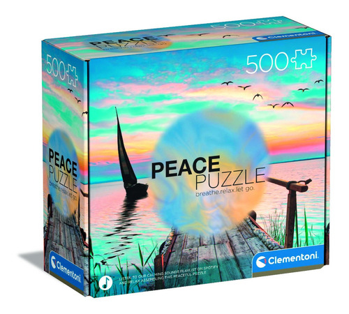 Rompecabezas Viento Relax Peace Puzzle Zen 500 Pz Clementoni