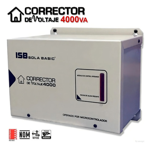 Corrector De Voltaje Sola Basic Isb 4000 120v