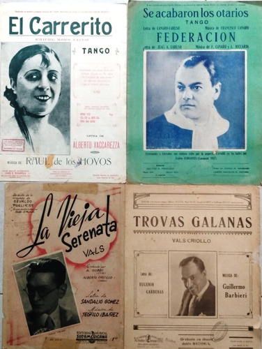Partituras De Tango - Láminas Antiguas A Elección