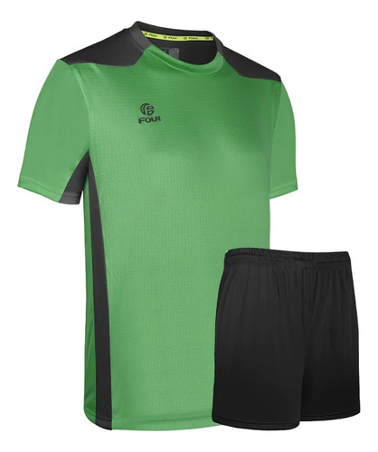 Set Camiseta + Short Modelo Betis  Verde-negro