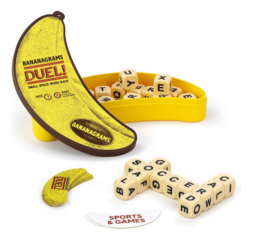 Bananagrams Duelo: Ultimate 2 Player Travel Game | Pequeño.