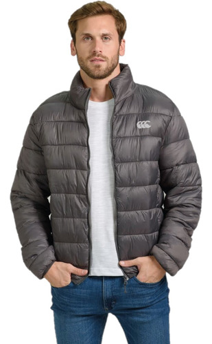 Campera Con Capucha Canterbury Agisborne Gris Plomo 