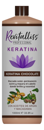 Keratina Brasileña De Chocolate Revitalliss Litro Sin Champú