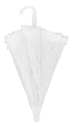 Sombrilla De Encaje Blanco Para Bodas Y Novias