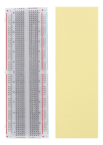 6pz Protoboard Transparente 830 Puntos