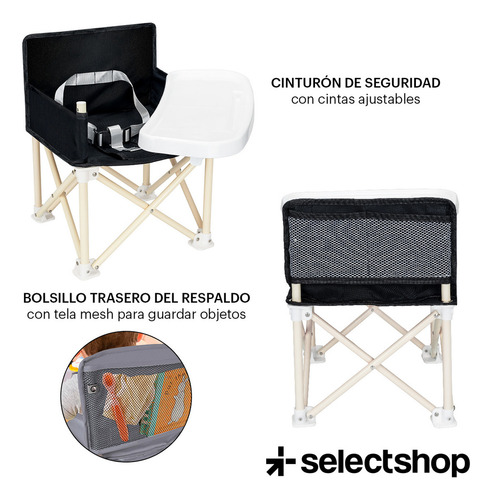 ..periquera Para Bebe Portatil Plegable Silla Comer Ajustabl