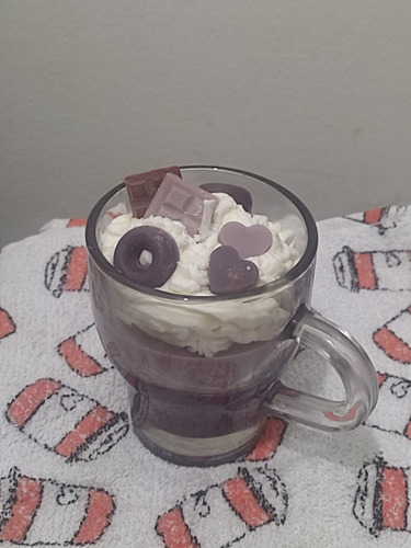 Vela De Soja Aromática Artesanal Taza De Café Pequeña Postre