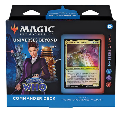Magic Doctor Who - Masters Of Evil Commander Deck