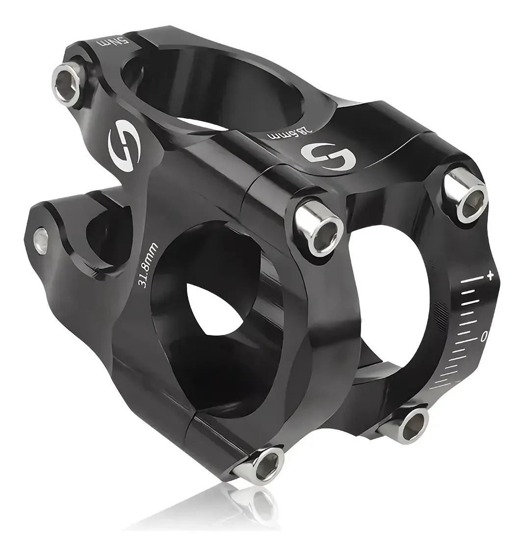 Ycrigns Potencia Corta De Aluminio 35mm Para Bicicleta Mtb Manillar De Aleación Con 31.8mm De Abrazadera Peso Ligero Y Alta Resistencia Componente Para Montaña, Ruta Y Ciudad | Fác