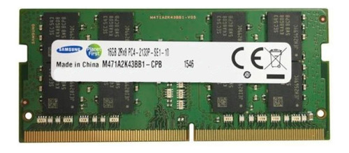 Memória RAM color verde  16GB 1 Samsung M471A2K43BB1-CPB