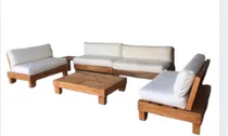 Comprar Juego Sillones Jardín Madera Maciza Eucalipto