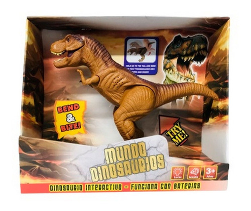 Dinosaurio Articulado T-rex Con Luz Y Sonido Camina 5328