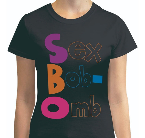 Playera Sex Bob-omb Scott Pilgrim Para Dama